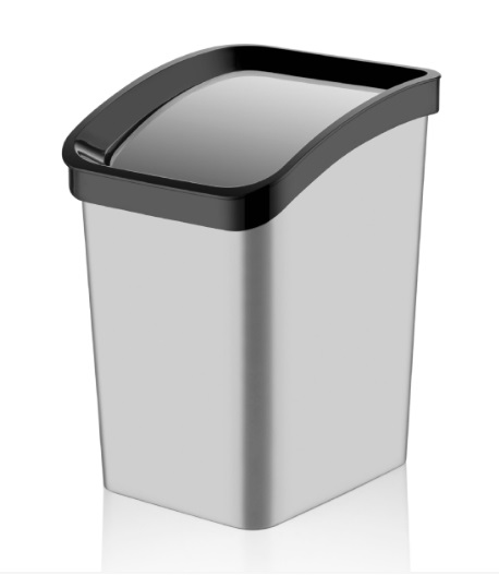 3 No Metal Smart Klik Çöp Kovası 22 lt. – Sade Metal