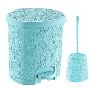 Dantel Çöp Kovası & Wc Fırçası
